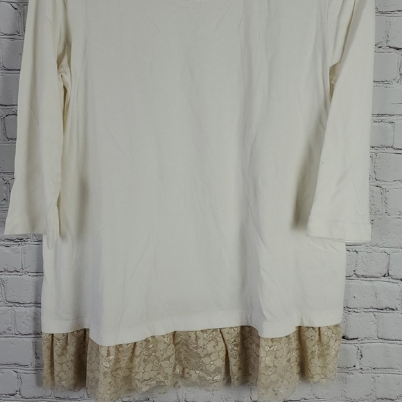 LOGO BY LORI GOLDSTEIN Shirt Size Large - Picture 3 of 5